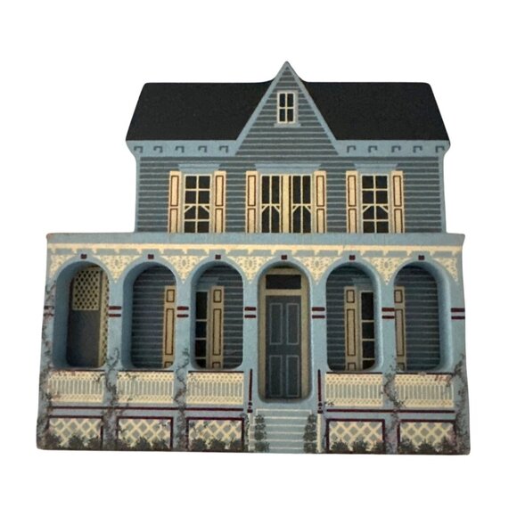 Product Title: Handcrafted Wooden Victorian Rose Cape May NJ Wall Art By Shelia - Picture 1 of 4